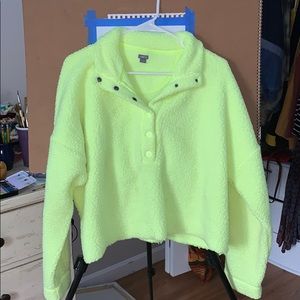 Sherpa neon sweatshirt